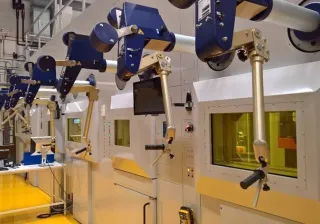 Hot Cell laboratory for irradiated specimen testing