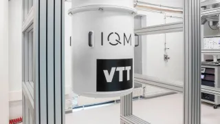 Quantum computer in container VTT IQM