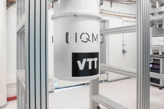 Quantum computer in container VTT IQM