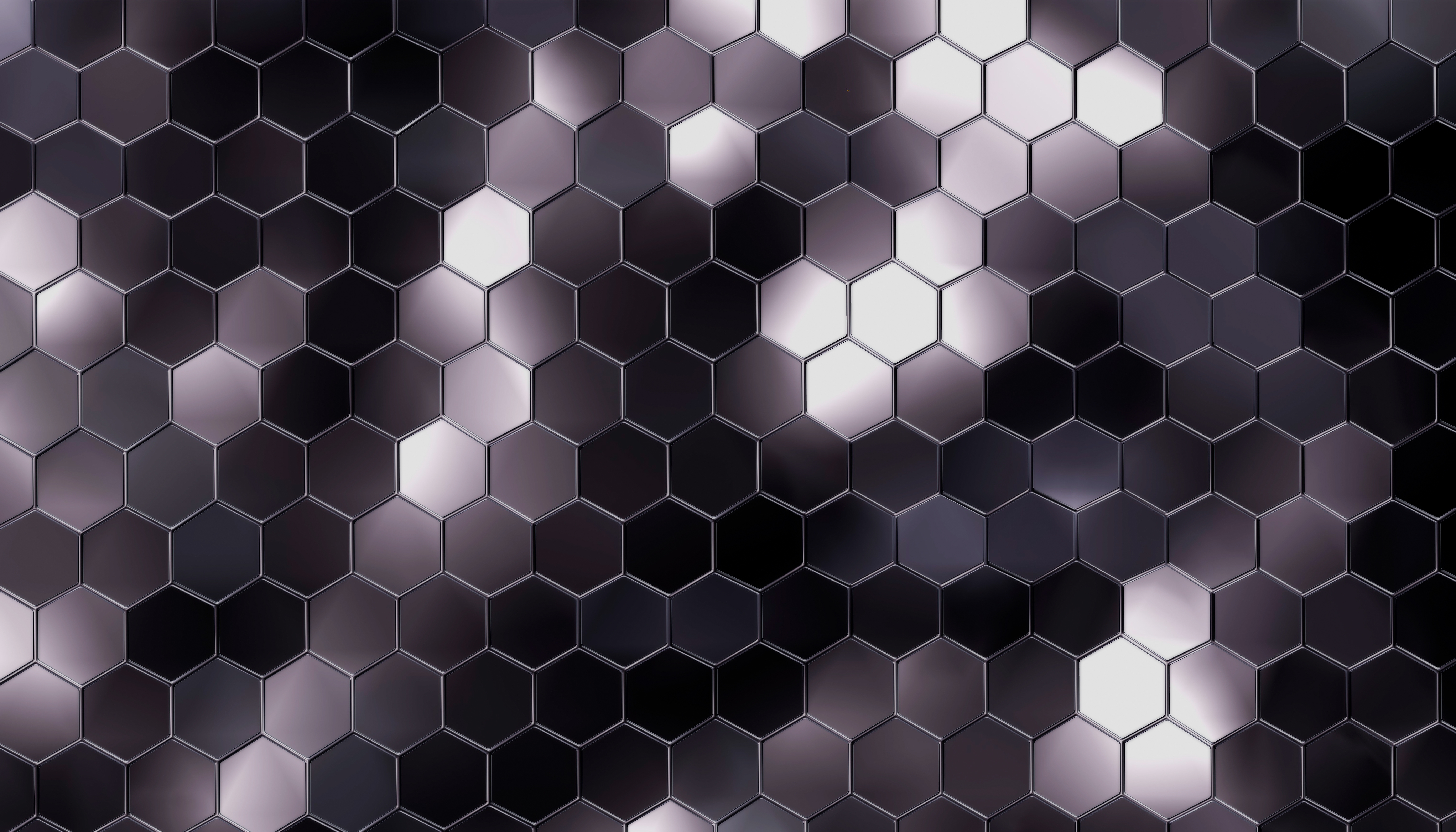 Illustration of graphene honeycomb structure