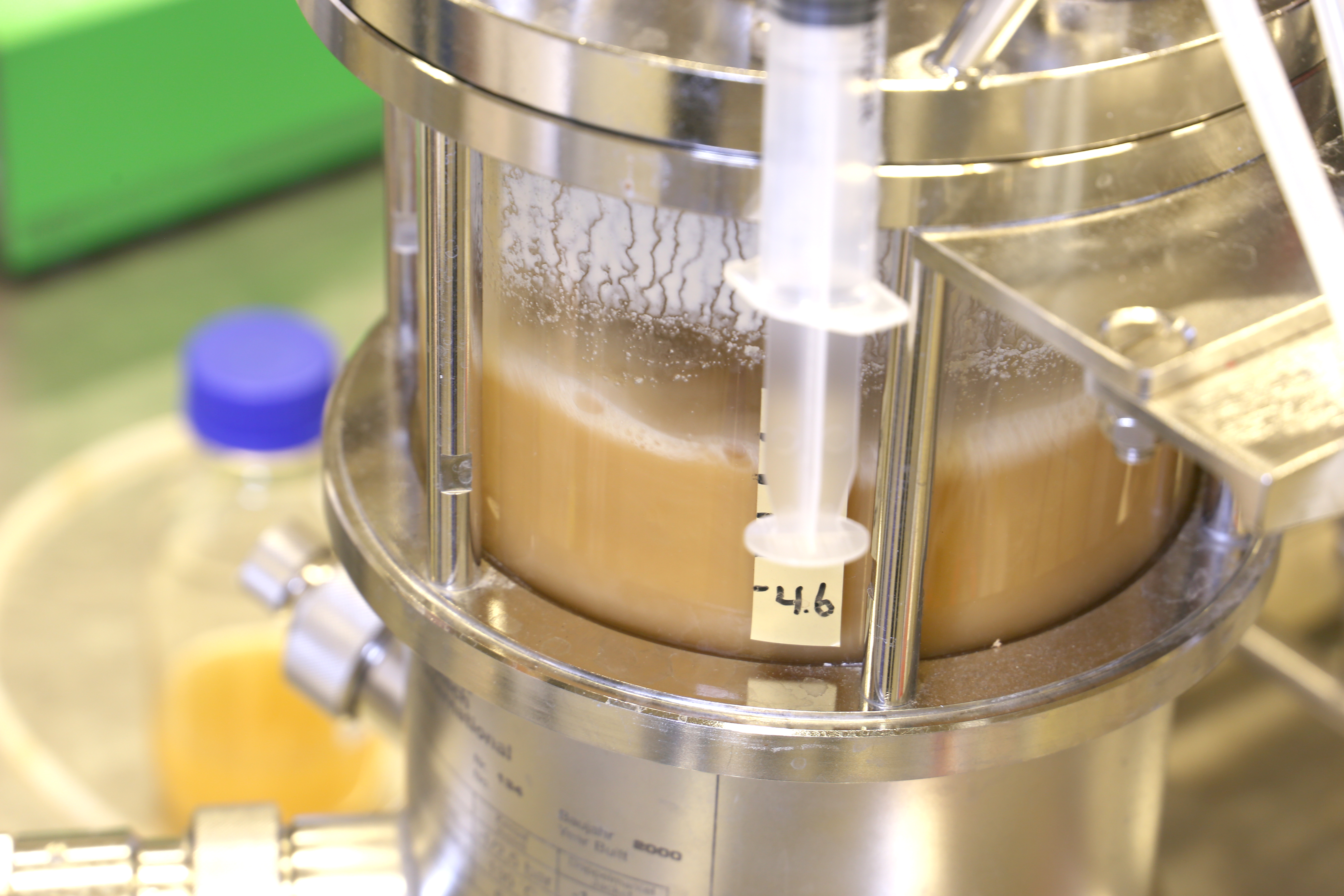 Degradation test going on in VTT's laboratory.