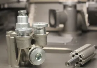 Photo of 3D printed metal parts