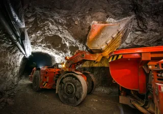 Mining underground