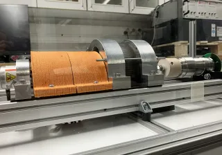 Prototype of VTT&#039;s partly 3D printed electric motor