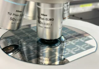 Electronic coolers on a silicon wafer