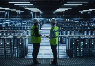 Twoworkersinworkingenvironmentillustrativeimage