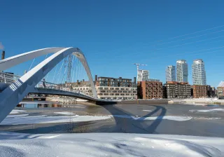 Bridge and city view