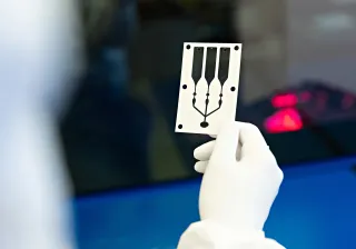 Laser fabrication of microfluidic 