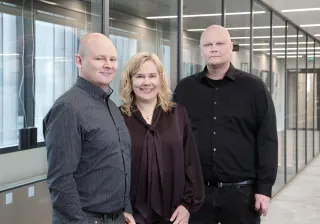 Reducinerstartup  Eemeli Tsupari, Johanna Grönroos ja Sampsa Vuori