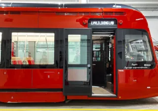 Lyyli living lab in a tram