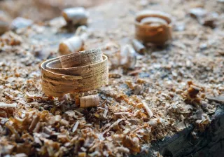 wood shavings