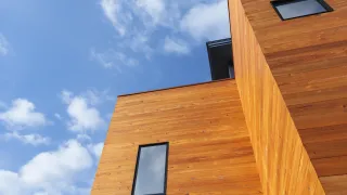 wood building