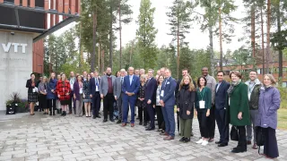 Washington state and Finland delegation at VTT