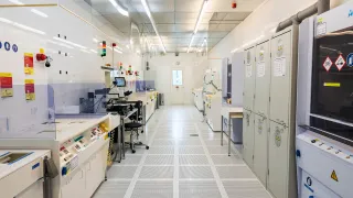 Microelectronics clean room