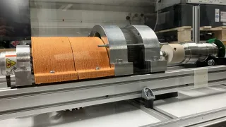Prototype of VTT&#039;s partly 3D printed electric motor