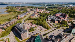 VTT FutureHub aerial photo