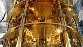 VTT&#039;s 50qubit quantum computer in the building stage.