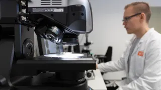 Man working in lab