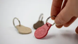 Trolleytokensmadefromthermomechanicallyrecycledtextiles