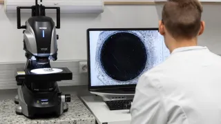 Man working on computer 