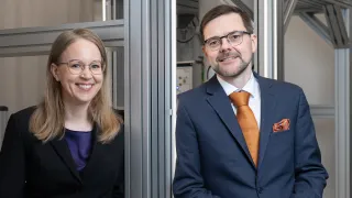 Piia Konstari and Pekka Pursula