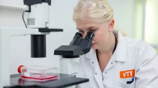 Culturing mammalian cells at VTT lab