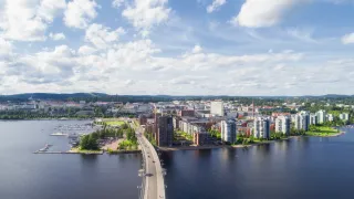 Jyväskylä from above, illustrative image