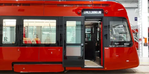 Lyyli living lab in a tram