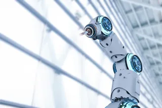 Kuvassa robottikäsi