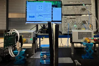 Anritsu and VTT Dband test system in Micronova