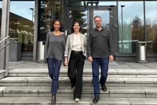 VTT DualUse LaunchPad three people