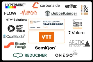 Collection of VTT LaunchPad alumni logos
