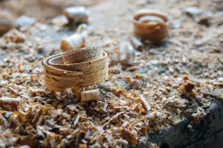 wood shavings