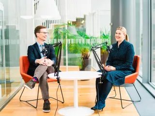 VTT Podcastissa Mika Toikka ja Karla Lindahl