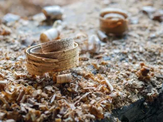 wood shavings