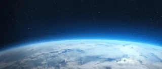 Cloudy planet Earth from space