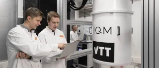 Quantum computer and VTT researchers