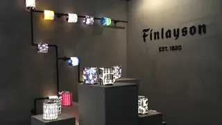 Flexbright flexible LED foil lamps at Finlayson&#039;s exhibition stand