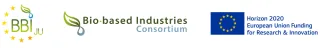 Logos of Bio Based Industries Joint Undertaking (JU) and European Union’s Horizon 2020 research and innovation programme