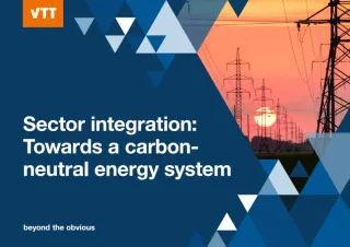 Sector integration white paper cover image towards carbon neutral energy system