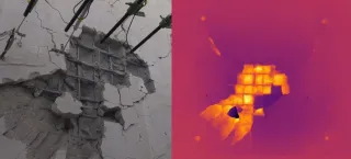 Impact testing image pair