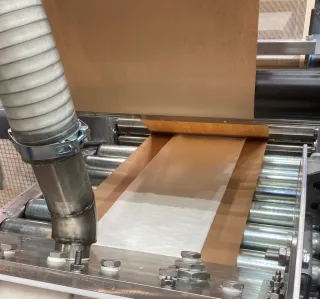 piloting process for foam material