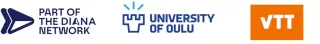 logos VTT University of oulu Diana network
