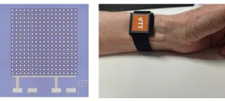 PMUT enabled wearable blood pressure monitoring