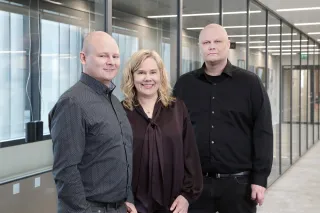 Reducinerstartup  Eemeli Tsupari, Johanna Grönroos ja Sampsa Vuori
