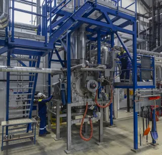 Lödige reaction vessel